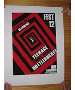 Teenage Bottlerocket Poster Seide Display Nummeriert Florida Theater Nov... - £69.40 GBP