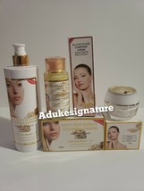glutathione comprime lotion face cream,tube cream,soap,serum.5pcs set - $155.00
