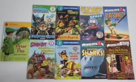9 Reader Books Lot Level 2 Kindergarten 1st 2nd Grade Boys Chima Paw Patrol TMNT - £10.38 GBP