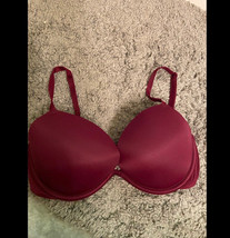 Victoria’s Secret PINK Maroon women’s Wear Everywhere Super Push Up bra, 32D - £9.33 GBP