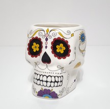 NEW RARE Williams Sonoma Day of the Dead Figural Mug 17 OZ Stoneware - £31.96 GBP