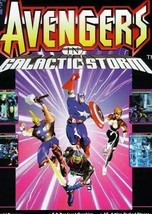 Avengers In Galactic Storm Arcade FLYER Captain America Black Widow Vintage - £20.83 GBP