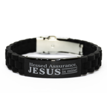 Motivational Christian Bracelet, Blessed Assurance, Jesus Is Mine!, Inspirationa - £19.74 GBP