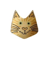 Cat Spoon Teabag Rest Handmade Hand Painted Pottery Vintage Signed J M M... - $309.25 MXN