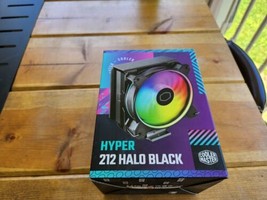 READ - FOR PARTS Cooler Master Hyper 212 Halo Black CPU Air Cooler, MF12... - $19.80