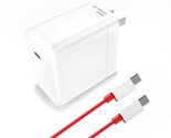 Oneplus Warp Charger, 65W Warp Charger Block Replacement For Oneplus Nor... - £32.72 GBP
