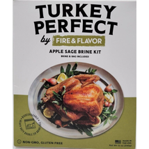 Turkey Perfect Brine Kit Apple Sage All-Natural Herb Gluten Free Non GMO 12 Oz - £9.71 GBP