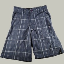 ONeill Youth Shorts Size16 Teens Blue Striped Waist 28 in - £9.52 GBP