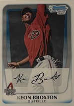 2011 Bowman Chrome Prospects KEON BROXTON MLB Diamondbacks Baseball Card #BCP42 - £2.88 GBP