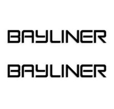Bayliner Boat Yacht Decals 2PC Set Vinyl High Quality New Stickers - £27.51 GBP