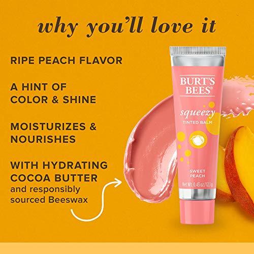 BURTS BEES Sweet Peach Squeezy Tinted Lip Balm, 12.1 GR Item image 8