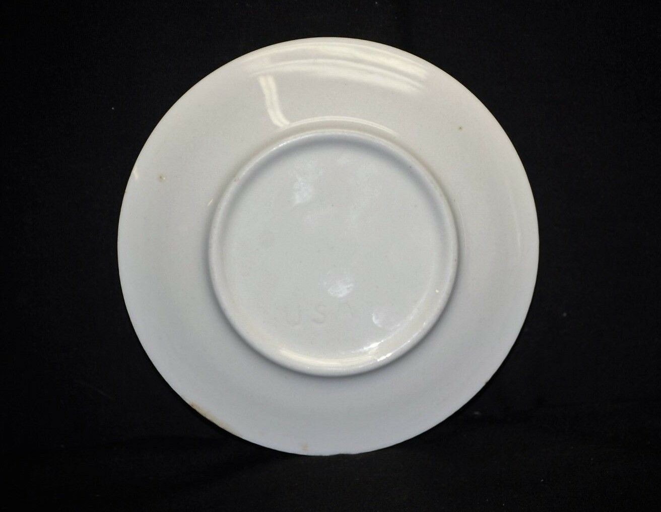 Old Vintage Honey Gold by Taylor Smith & Taylor Saucer Stoneware Onions TS&T USA Item image 4