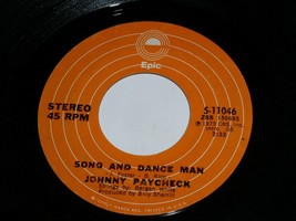 Johnny Paycheck Song And Dance Man Love Is A Strange 45 Rpm Record Epic Label - £9.56 GBP