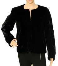 Isabel Marant Etoile Women Casual Black Quilted Velvet Coat Jacket Size M 38 - £85.75 GBP