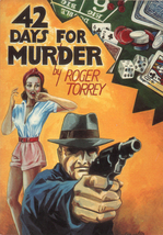 Vintage Mystery: 42 Days for Murder By Roger Torrey ~ Softcover ~ 1988 - £5.48 GBP