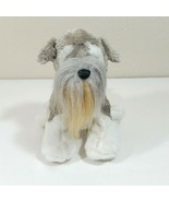 Ganz Webkinz Schnauzer 7 in Puppy Dog HM159 White Gray Stuffed Animal No... - £8.96 GBP