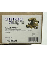 Ammara Designs TH2-RGH 3/4&quot; Thermostatic Shower Valve w/ Diverter NEW - ... - $174.80 CAD