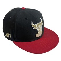 Chicago Bulls Hat New Era 9Fifty Snapback Cap Flat Brim Bill Hardwood Classics - £11.75 GBP