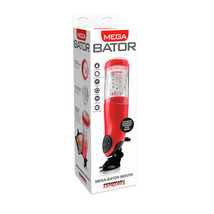 PDX Mega-Bator Mouth Rechargeable Rotating Thrusting Stroker With Hands-Free Suc - £163.82 GBP