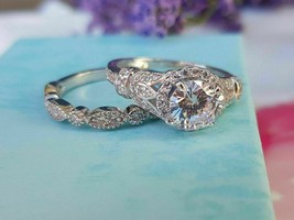 Anello di fidanzamento con diamante VVS1 a taglio rotondo da 4 kt con... - £88.01 GBP