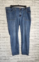 Lane Bryant Womens Flex Magic Skinny Jeans Blue Stretch High Rise Denim Plus 22 - $15.00