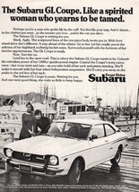 1975 Subaru GL Coupe ad  | POSTER 18 X 24 INCH | Classic car - $25.23