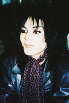 Joan Jett smiling pose in leather jacket 11x17 inch Poster - £14.15 GBP