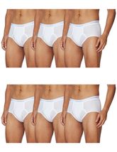 Hanes Men&#39;s 6-Pack FreshIQ Tagless Cotton Brief, White, X-Large - £17.59 GBP+