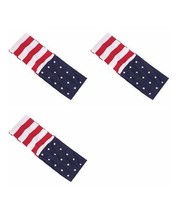 Ella &amp; Elly Women&#39;s Stripe Stars Soft Headband Set (Red &amp; Blue, One-Size) - £7.88 GBP