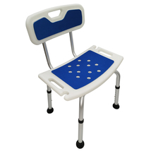 Portable Shower Chairs Aluminum Alloy Non-Slip Safety Bath Seat  - £38.54 GBP