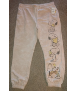 Peanuts Sweatpants XXXL Womens Jogger Pink Snoopy Pajama Pants Drawstrin... - £11.28 GBP