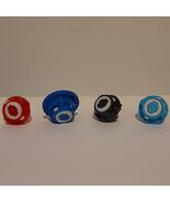 Beyblade Burst Parts Lot Of 4 Red Black Blue Aqua Ratchets Bits Toys - $14.15
