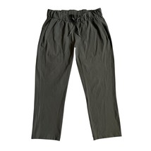 Lululemon Women’s On The Fly 7/8 Cropped Pants Sz 6 Olive Green Athleisu... - $552.29 MXN