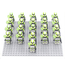 21pcs Grand Army of the Republic Grey Clone Army Minifigures Set - £21.32 GBP