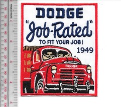 Vintage Trucking Dodge Chryler Truck Job Fit Concept 1948 Promo Patch - £8.59 GBP