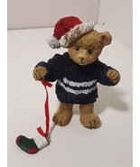 Santa Bear Christmas Ornament - £6.22 GBP