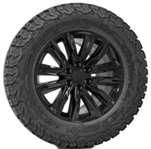 GMC 20&quot; Black Platinum Wheels BFG Tires For Sierra Yukon Denali TPMS LUGS - $2,860.11