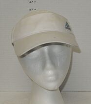 Adidas Golf Visor Hat Cap White Blue - $8.88