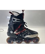 K2  EXO M Tech In-line Skates / Men&#39;s Sz 10 / Black Red - $93.49