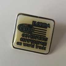 Florida Governors Conference On World Trade Vintage Pin Metal  - $8.00