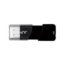 Pny Technologies P-FD16GATT03-EF  Attache USB Drive 16GB 2.0  Black - £6.26 GBP