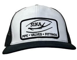 Sika Pipe Valves Fittings Patch Hat Richardson 112 Trucker Snapback Cap NEW! - £14.05 GBP