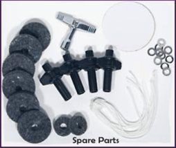 Drum Parts for Drumset or Drumkit, Cymbals and Snare Drum for Drummer - £23.45 GBP