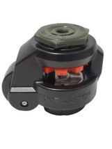 FOOT MASTER GD-60-S-NYN-CUR-FBL Leveling Caster, 50 mm Nylon Wheel, M12x... - £22.04 GBP