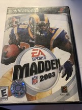 Madden NFL 2003 (Sony PlayStation 2, 2002) - $9.77