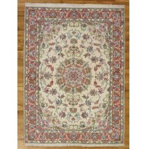 5x7 Hand-Knotted Wool &amp; Silk Fine Quality Rug PIX-29298 - £1,113.88 GBP