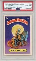1985 Topps Garbage Pail Kids OS1 Series 1 Jay Decay 5b Glossy Card Psa 8 NM-MT - £178.83 GBP