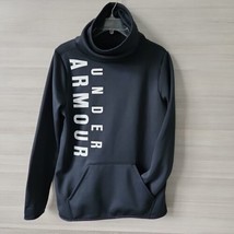 Under Armour Storm Spell Out Fleece Graphic Logo Funnel Neck Sweatshirt Size M - £29.91 GBP