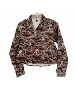 Montana Clothing Co Flora Camo Cropped Shirt Jacket NWT - £36.76 GBP