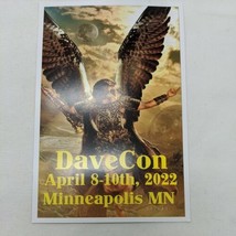 Dave Con April 8-10th 2022 Minneapolis MN Convention advertisement Flyer - £7.39 GBP